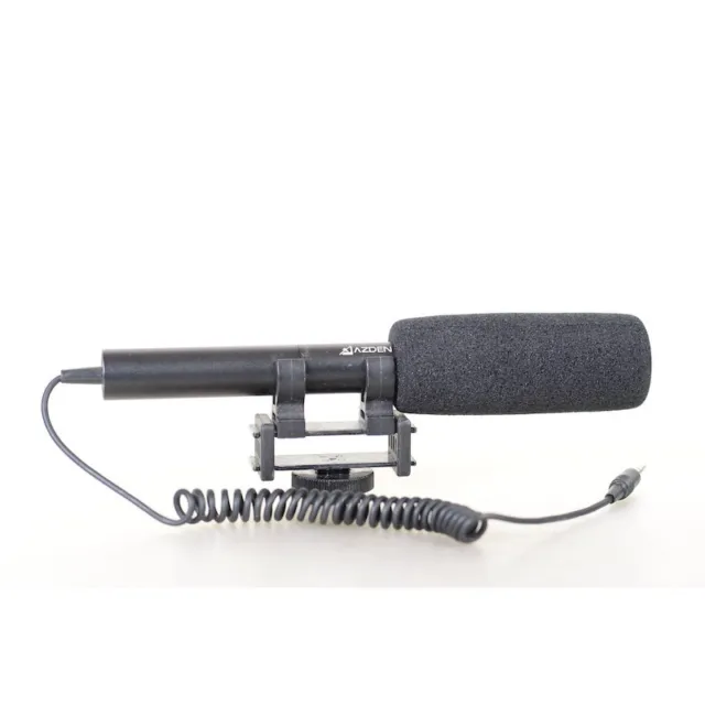 Azden Microphone SMX-10 - Audio Stéréo pour Caméras DSLR - AAA Batterie