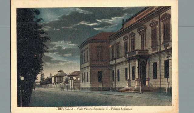 Bergamo Treviglio Palazzo Scolastico F. piccolo non spedita