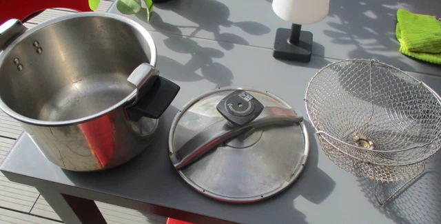 Cocotte-minute 9l, induction, inox Seb pas cher