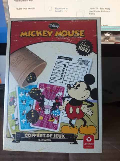 coffret de jeux retro edition , catamundi - Mickey mouse neuf  film de garantie