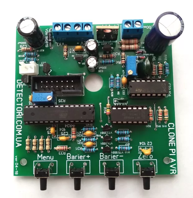 Pulse induction metal detector Clone PI-AVR ready module universal metal detecto 3