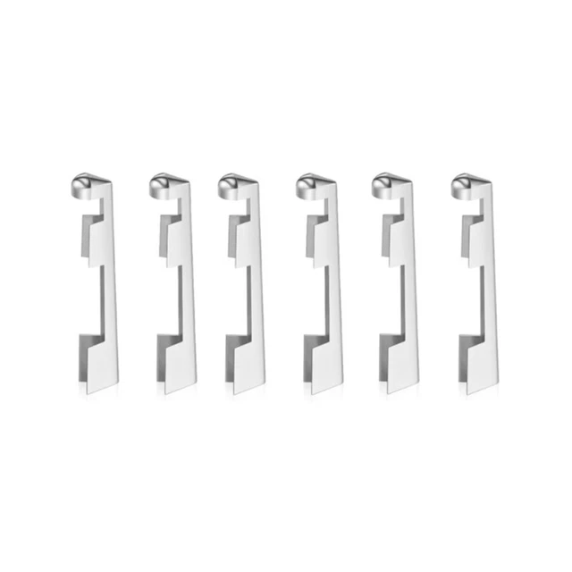 6Pcs Pool Cue Tip Clamp for Billiard Table Cue Tips Accessories H9A7