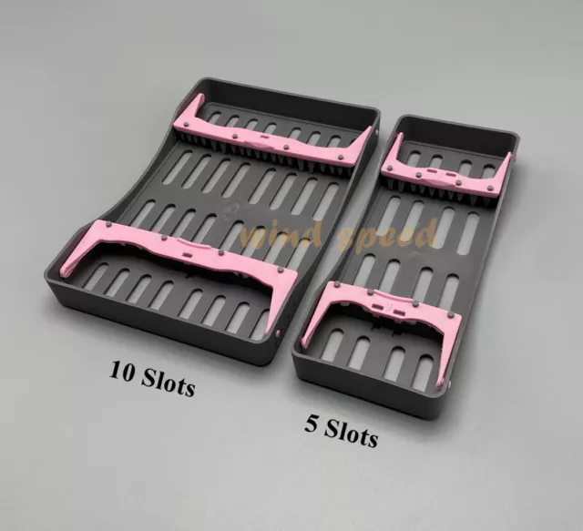 Dental Lab Sterilization Cassette Rack Tray Box Autoclave For 5/10 Instruments