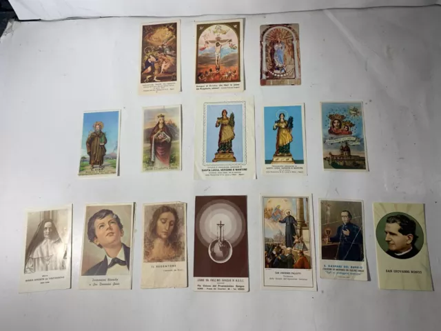 Lotto 15 Santini - Holy Card