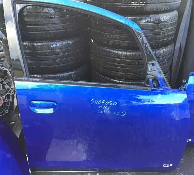2009 Mitsubishi Colt Cz2 - Anteriore - Porta - Lato Guida Destro O/S/F - In Blu