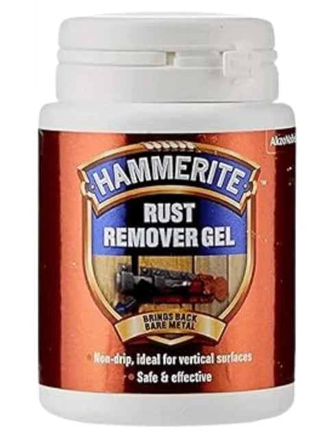 HAMMERITE RUST REMOVER Gel Brings Back Bare Metal Liquid Treatment Rust ...