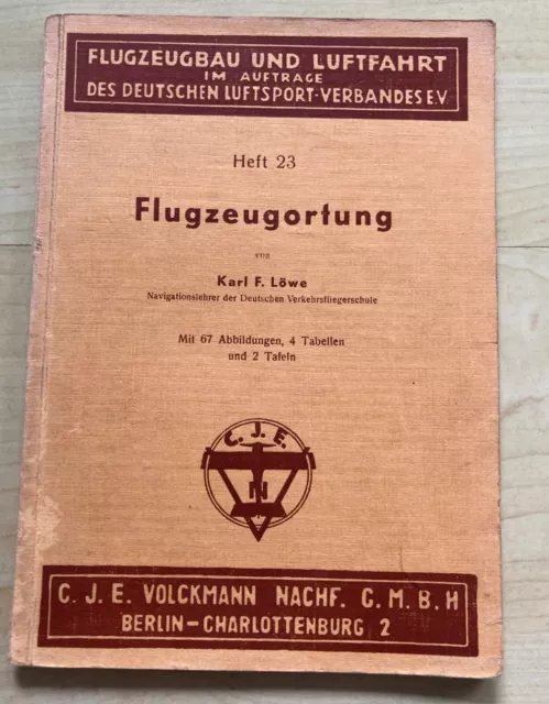 Flugzeugbau und Luftfahrt. Heft 23. Flugzeugortung.