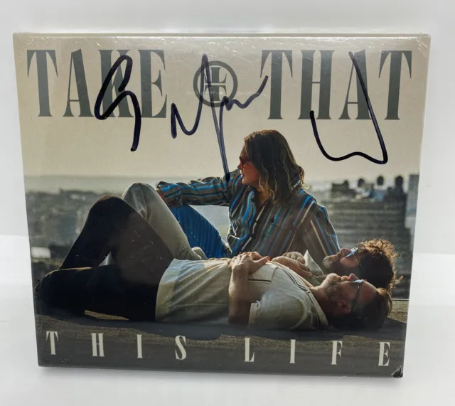 Take That - This Life CD Album SIGNED COPY! Gary Barlow, Mark Owen & Howard NEW2