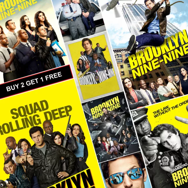 Brooklyn Nine Nine TV Show Posters A4 A3 HD Prints Art B99 Brooklyn 99