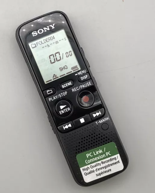 Sony Dictaphone Digital Voice Recorder ICD-PX333 Black Dictation Machine