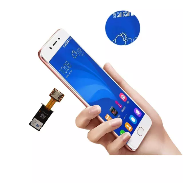 Hybrid Dual SIM Card Micro Adapter SIM-Extender for Android Nano-NAMO for OPPO