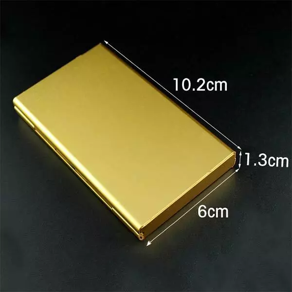 Elegant Cigarette Case Slim Aluminum Magnetic Cigarette Case Cigarette Humidor 2