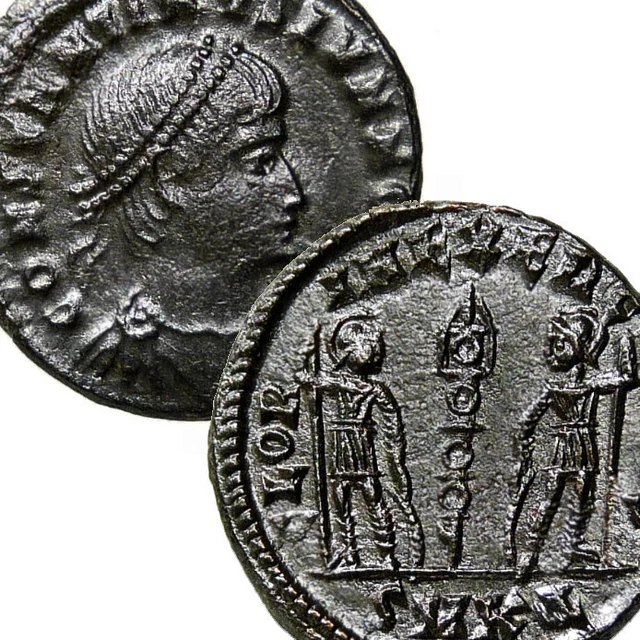Constantine II, son of 'the Great' EXTREMELY RARE R5 in RIC AU Roman Empire Coin