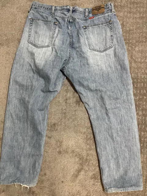 Wrangler Denim Jeans Men’s Size 33x32 Relaxed Fit Blue 100% Cotton
