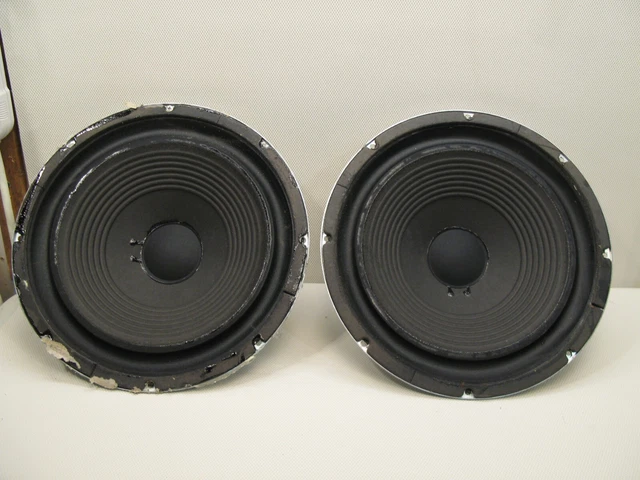 Pair vintage 69 Fisher W204X 12" Woofer Xp-7 Speaker w Alnico Magnet