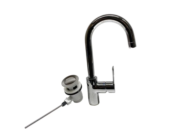 Robinet De Lavabo Grohe Sinfonia 21012AR0 - Double Commande - Nickel Satiné/or - Neuf