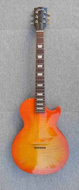 Guitare Electro-acoustic Gibson Custom Shop Les Paul LP Acoustic Tangerine Burst