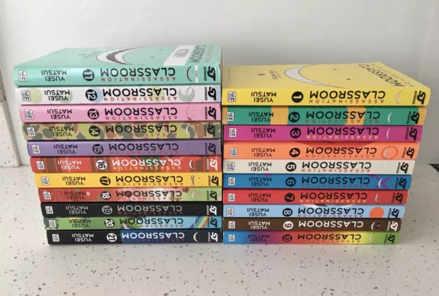 Assassination Classroom Manga Volumes 1-21. Complete Set Yusei Matsui English