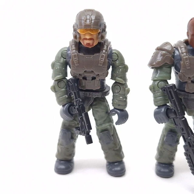 Figure Halo USNC Marina 5 Figure Mega Bloks HALO - Marina Femminile USNC, Defense Point Showdown, Da Collezione Mega Construx Halo - Foto 9