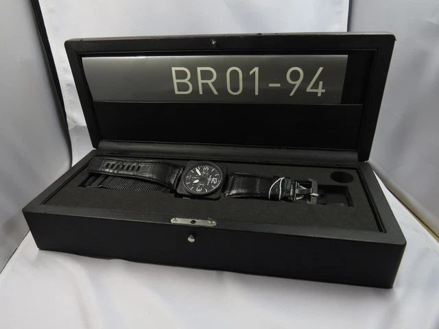 BELL & ROSS BR01-94 (46mm) CHRONOGRAPH AUTOMATIC WATCH WITH BOX & PAPERS BELL & ROSS BR01-94 (46mm) CHRONOGRAPH AUTOMATIC WATCH WITH BOX & PAPERS