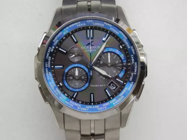 CASIO OCEANUS OCW S1400 1AJF Manta Solar Radio Men's Watch