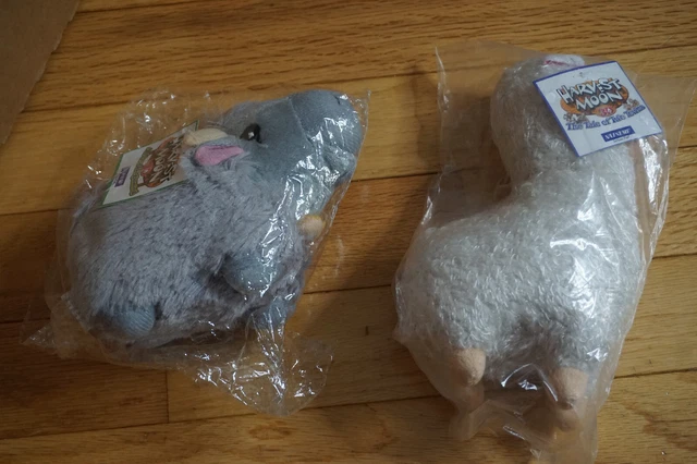 Lot of 2 Natsume Harvest Moon Preorder Promo Plush Llama & Yak NEW