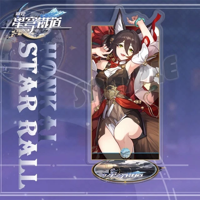 Anime Honkai: Star Rail Tingyun Cosplay Acrylic Stand Figure Display Model Gift