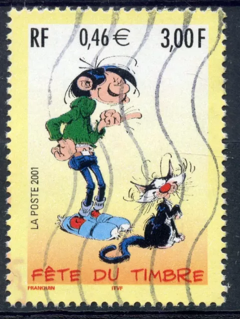 Timbre France Oblitere N° 3370   Gaston Lagaffe