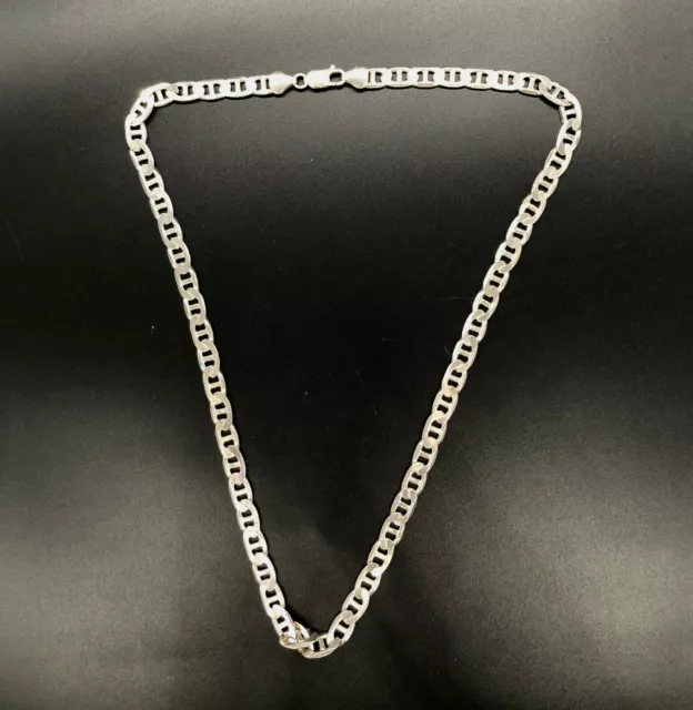 925 Chaîne en Argent, 45 CM Long, Bon État ⭐️⭐️⭐️⭐️⭐️