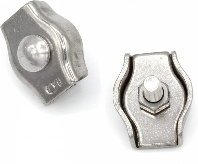 Pinces à câble simplex en acier inoxydable (10, 3mm [10 Stück]
