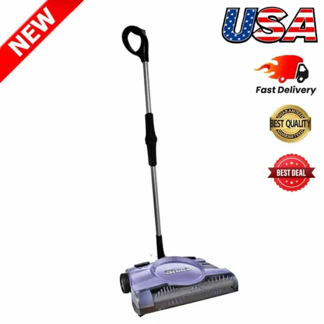 Cordless Rechargeable Floor Carpet Sweeper Dual Speed 12" Brush Vacuum Cleaner