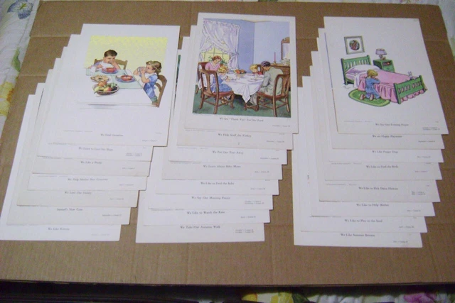 lot-of-23-1950-s-sunday-school-bible-lesson-posters-providence