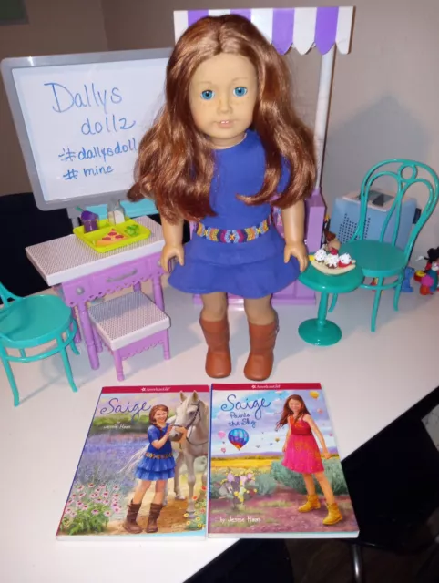 Saige American Girl Doll of the Year 2013 with 2 Books