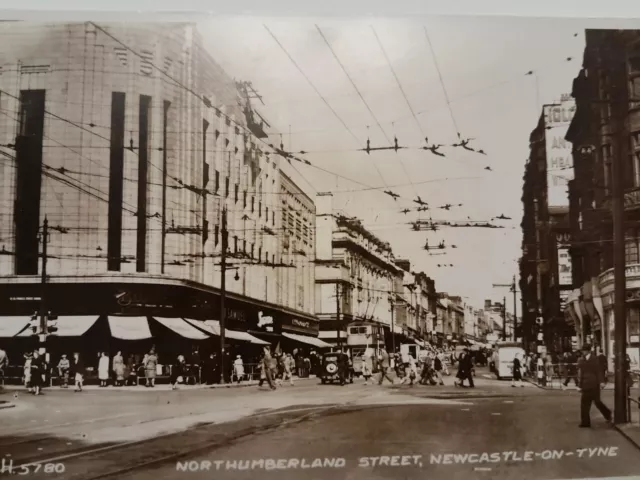 Antique / Vintage Postcard Northumberland Street Newcastle On Tyne