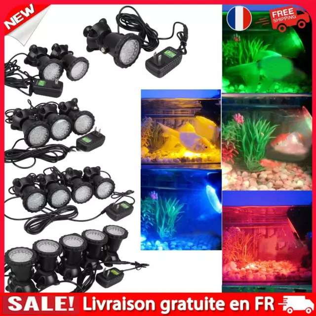 Multicolor 36-LED Jardin Piscine Aquarium Submersible Underwater Spot Light