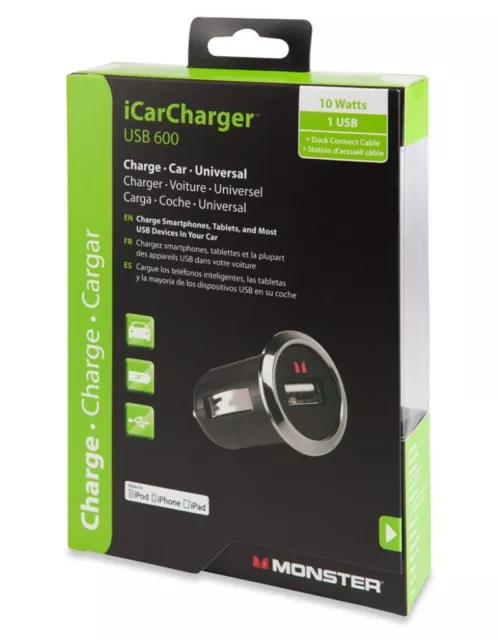 Monster Universal Kfz USB Ladekabel Auto PKW Ladegerät Akku Charger USB-Lader