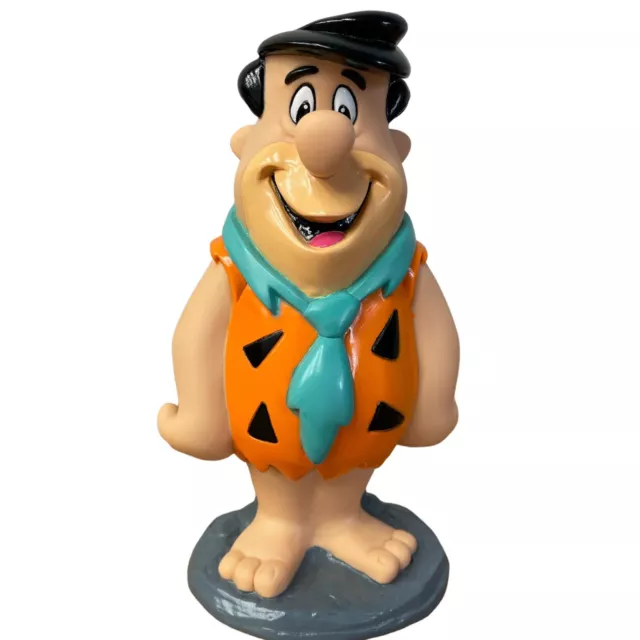 1994 Fred Flintstone Vintage Plastic Bank Hanna Barbera 8" Collectible Toy New