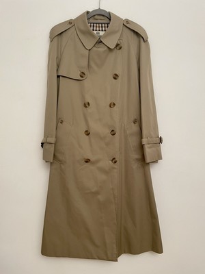 40 Reg Beige-CONDIZIONI ECCELLENTI VINTAGE AQUASCUTUM Aqua 5 Trench Mac 