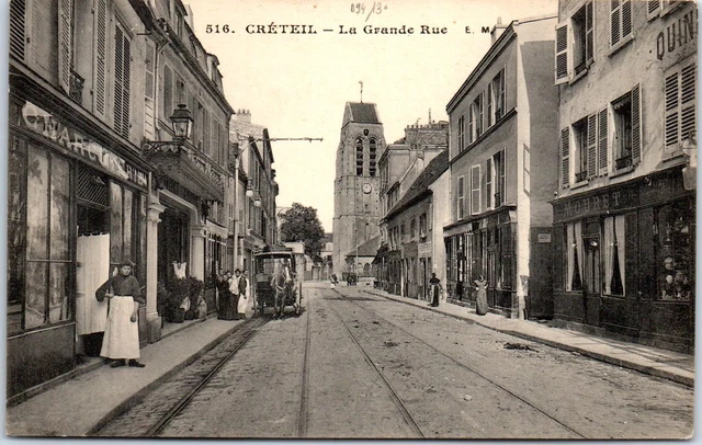 94 CRETEIL - perspective de la grande rue.