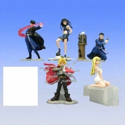 BANDAI Fullmetal Alchemist HG Part 2 Lot of 5 Gashapon Figure