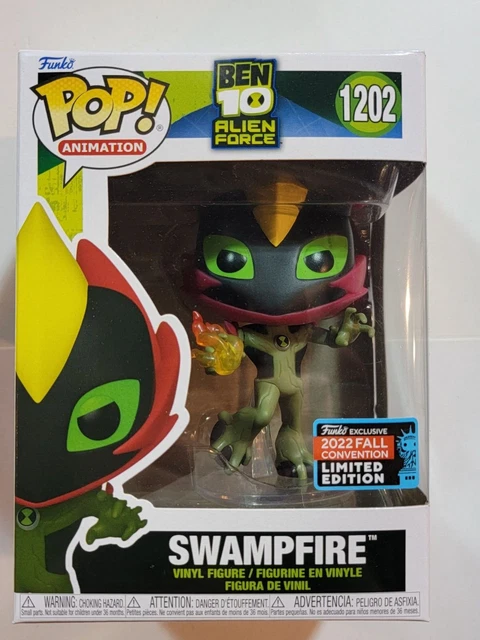 Ben 10 Alien Force Swampfire Pop! Vinile Figura #1202 Funko 2022 Fall Le