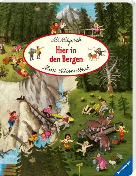 Ravensburger Pappbilderbuch Mein Wimmelbuch Hier in den Bergen 41787