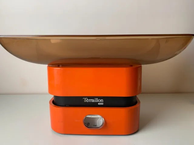 Balance Menagere Terraillon 4 Kg - Marco Zanuso - Vintage Orange