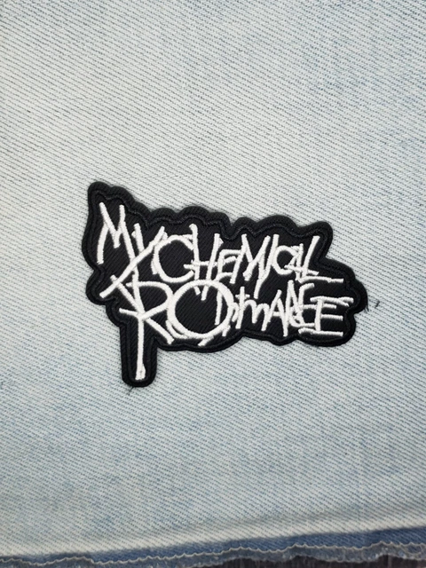 Patch Brodé Officiel My Chemical Romance - Logo MCR - Application Fer à Repasser