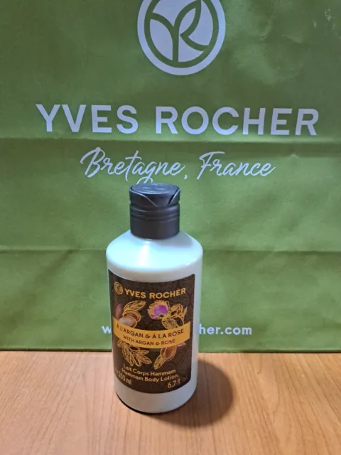 Yves Rocher LATTE CORPO  Fragranza ARGAN E ROSA 🌹 200 ml