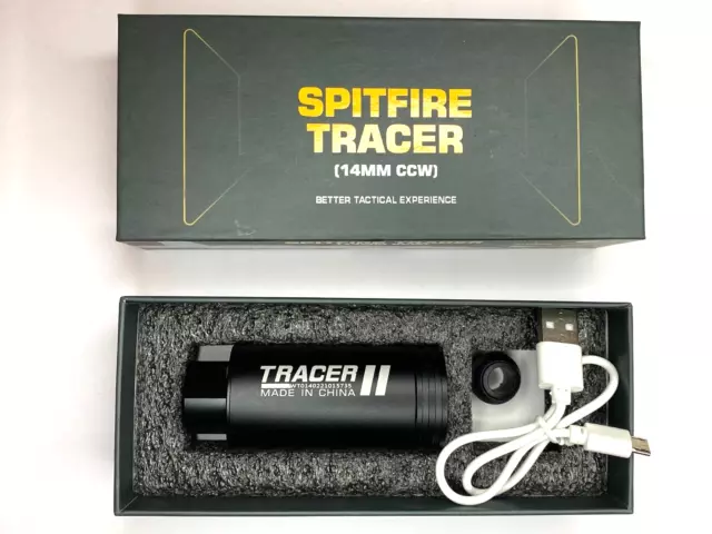 Airsoft Spitfire Tracer Flash Unit  14mm CCW - Full Metal Case