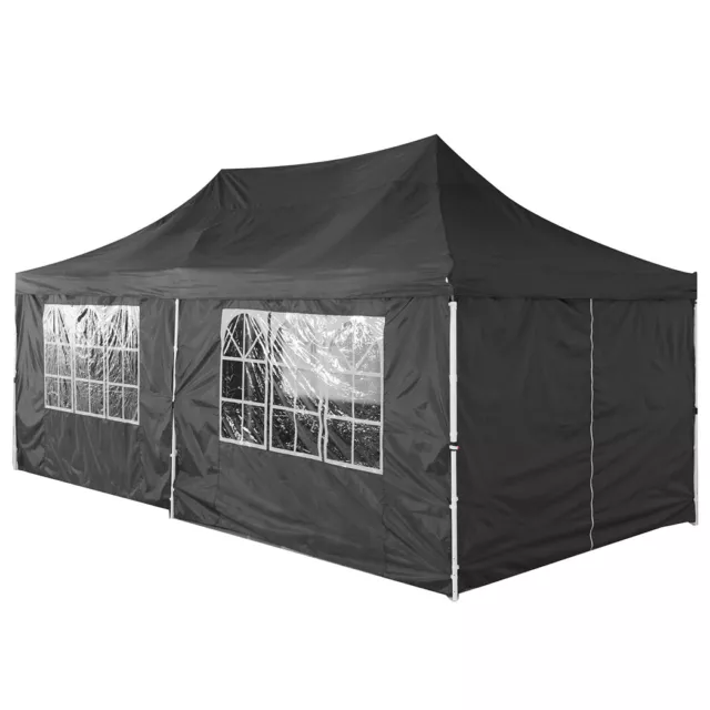 3x6 m Pavillon Gartenpavillon Gartenzelt Partyzelt Wasserdicht Pavilon Festzelt