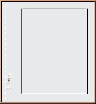 Lindner 802i Blanko-Blätter im LINDNER Blattformat 272mm x 296mm mit 18-Ring-Loc
