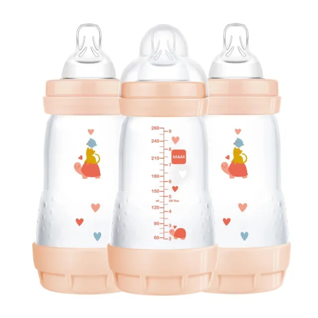 MAM Easy Start Anti-Colic Bottle , Baby Essentials, Medium Flow Bottles with ...