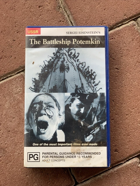 THE BATTLESHIP POTEMKIN VHS Video Tape Still Sealed VINTAGE Movie  